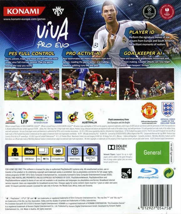 World Soccer Winning Eleven 2013 - Dos