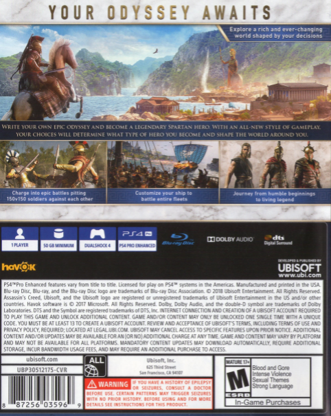 Assassin's Creed - Odyssey - Dos