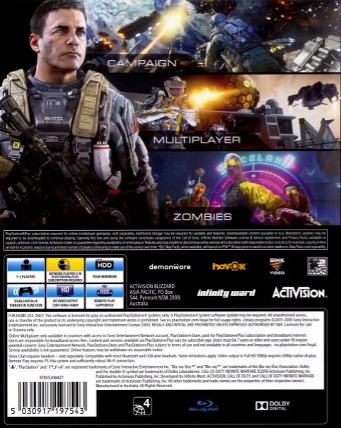 Call of Duty - Infinite Warfare - Dos