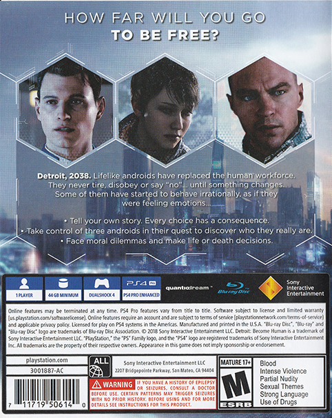 Detroit: Become Human - Dos