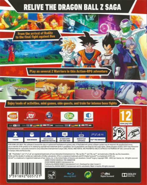 Dragon Ball Z - Kakarot - Dos