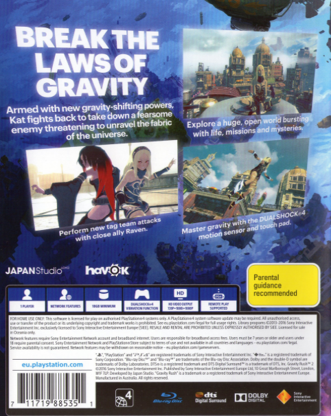 Gravity Rush 2 - Dos