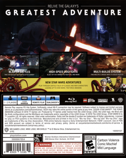 LEGO Star Wars - The Force Awakens - Dos