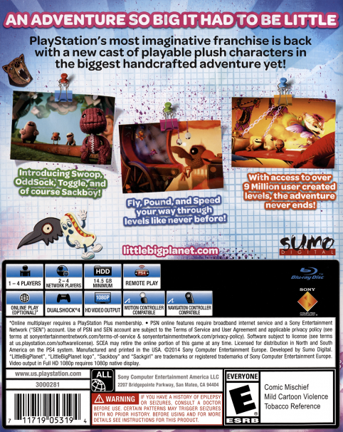 LittleBigPlanet 3 - Dos