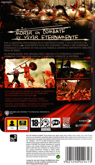 300 : March to Glory dos