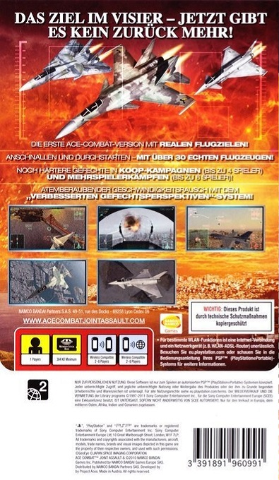 Ace Combat : Joint Assault dos