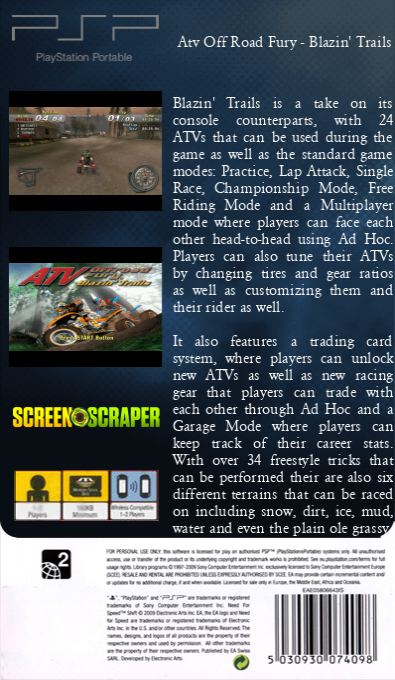 ATV Offroad Fury : Blazin' Trails dos
