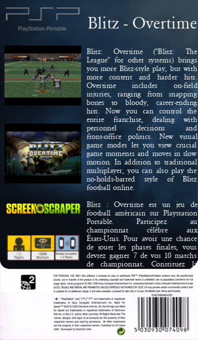 Blitz : Overtime - Dos