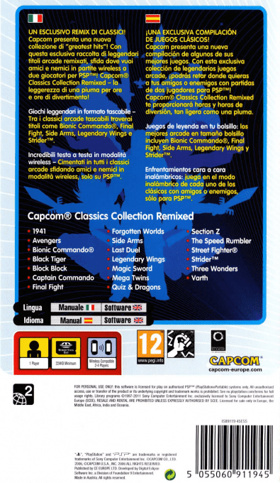 Capcom Classics Collection Reloaded - Dos