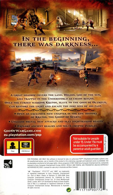 God of War : Chains of Olympus - Dos