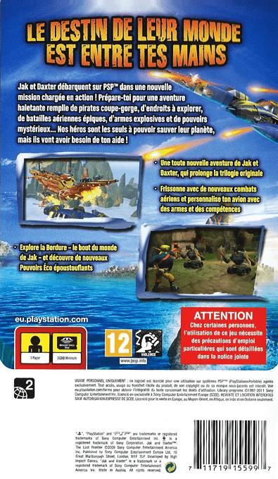 Jak and Daxter : The Lost Frontier - Dos