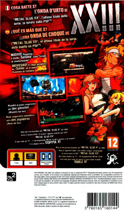 Metal Slug XX - Dos