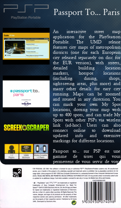 Passport To... Paris - Dos