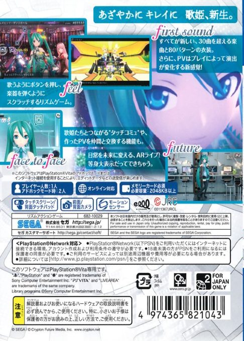 Hatsune Miku : Project Diva X dos