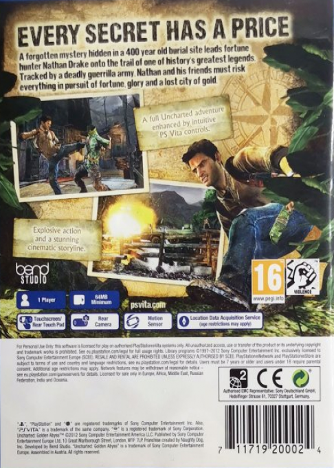 Uncharted - Golden Abyss - Dos