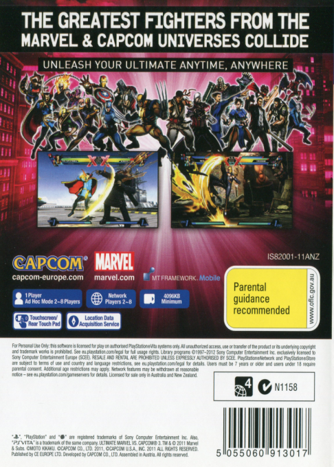 Ultimate Marvel Vs. Capcom 3 - Dos