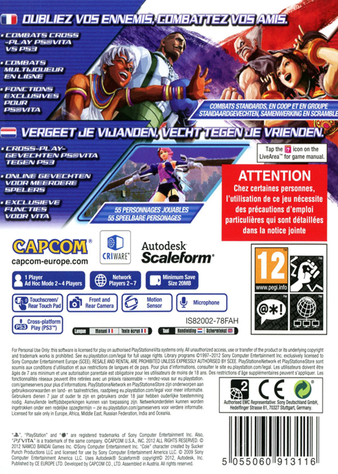 Street Fighter X Tekken - Dos