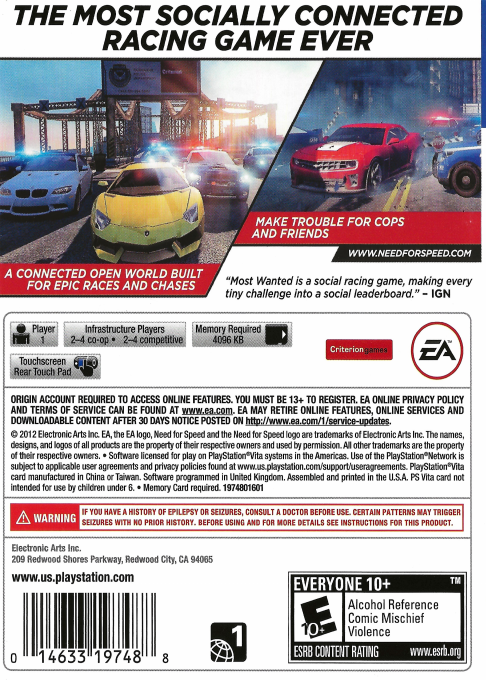 Need For Speed - Most Wanted - Dos