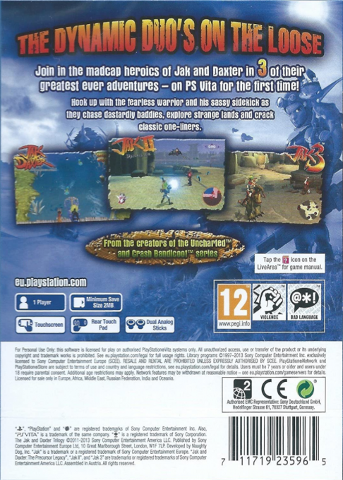 Jak And Daxter Trilogy, The - Dos