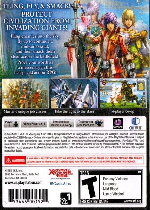 Ragnarok Odyssey dos