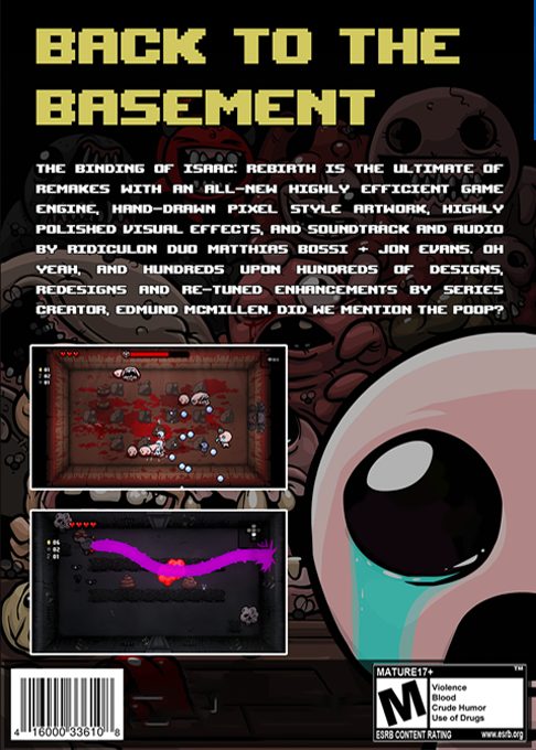 The Binding of Isaac : Rebirth dos
