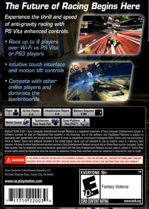 WipEout 2048 dos