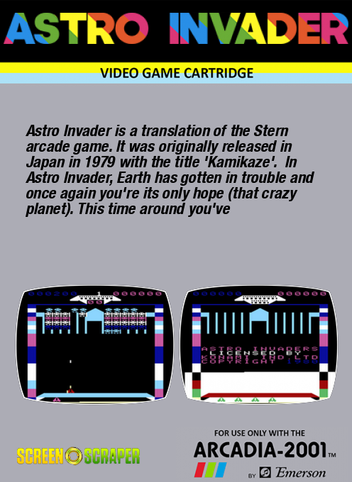 Astro Invader - Dos