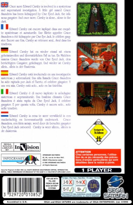 Alone in the Dark : One-Eyed Jack's Revenge - Dos