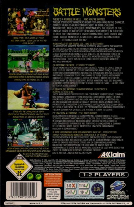 Battle Monsters - Dos