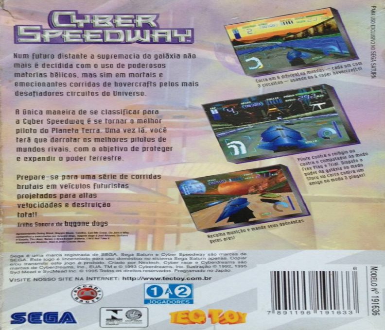 Cyber Speedway - Dos