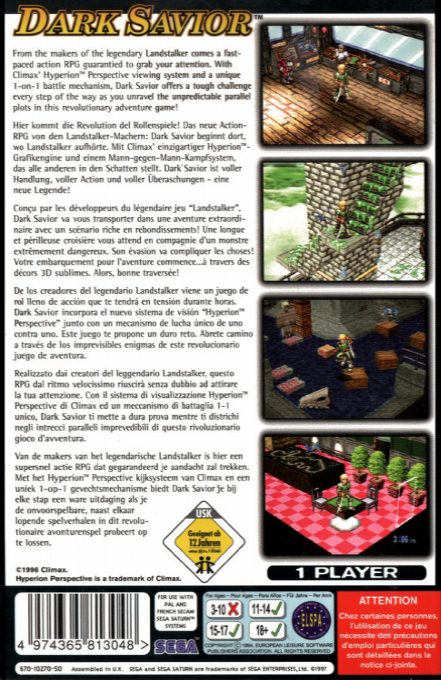 Dark Savior - Dos