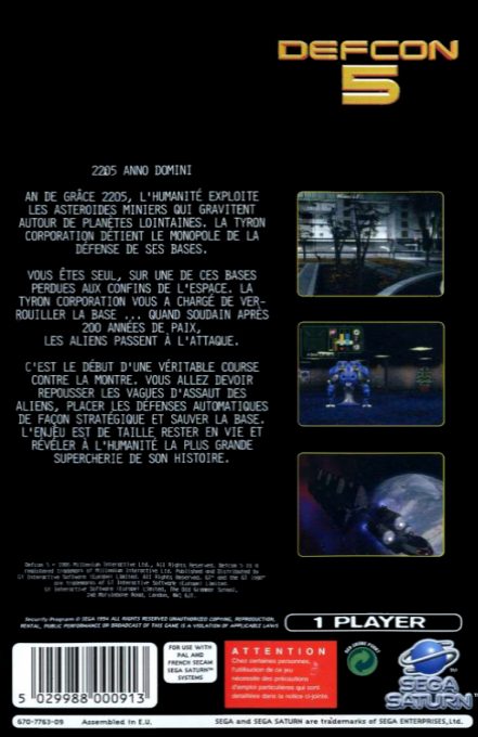 Defcon 5 : Peace Has a Price... - Dos