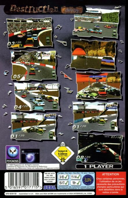 Destruction Derby - Dos