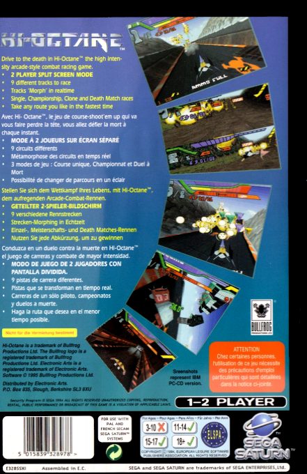 Hi-Octane : The Track Fights Back! - Dos