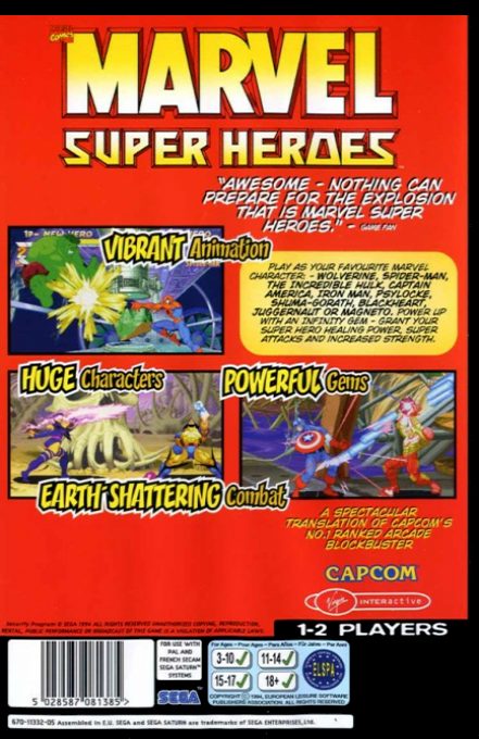 Marvel Super Heroes - Dos