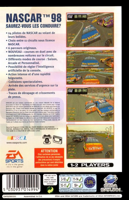 NASCAR 98 - Dos
