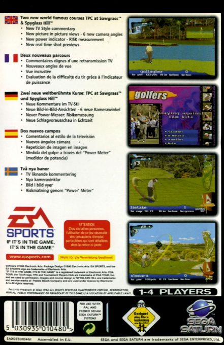 PGA Tour 97 - Dos