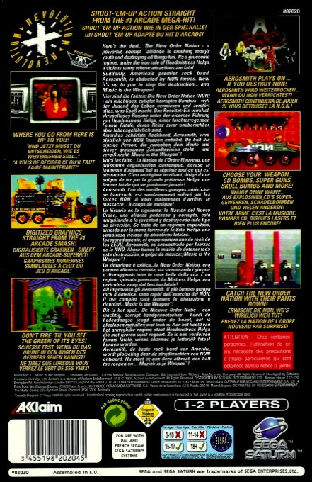 Revolution X : Music is the Weapon - Dos