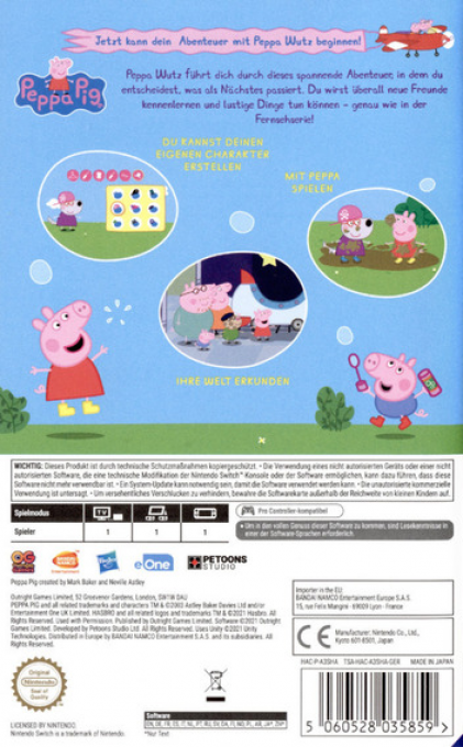 Mon Amie Peppa Pig - Dos