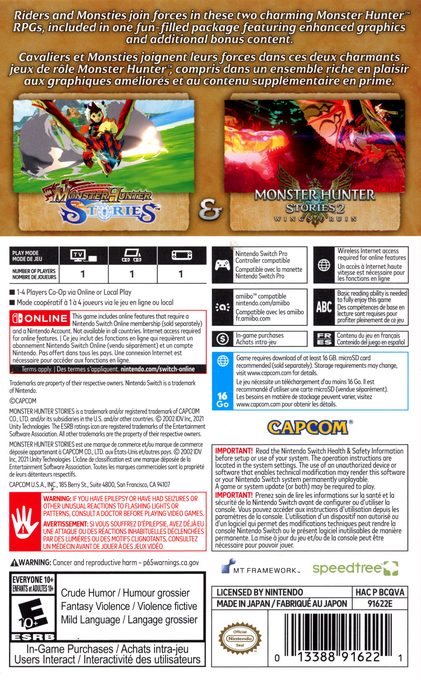 Monster Hunter Stories dos