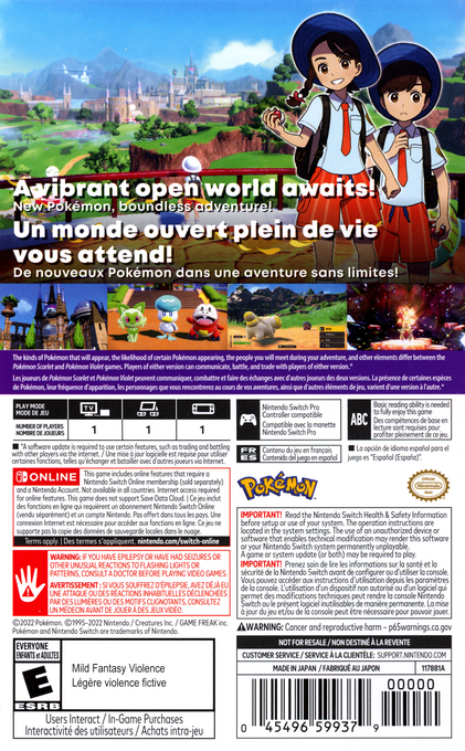 Pokémon Scarlet dos