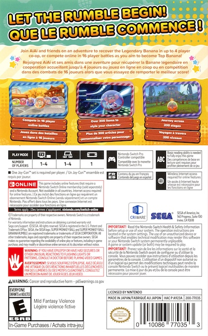 Super Monkey Ball: Banana Rumble - Dos