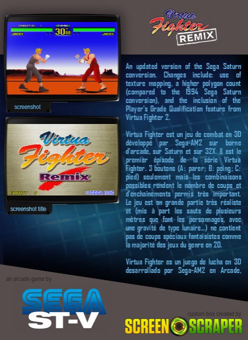 Virtua Fighter Remix dos