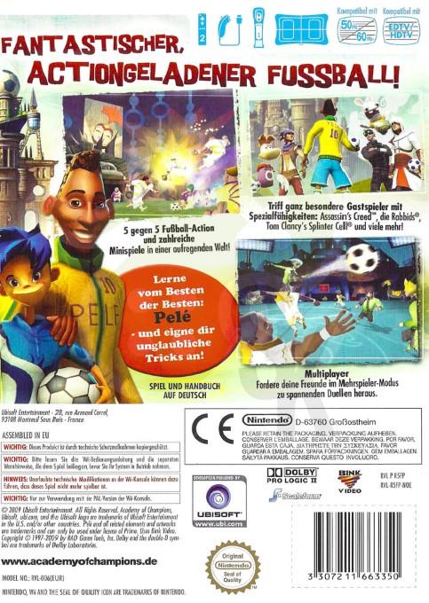 Academy of Champions: Soccer - Dos