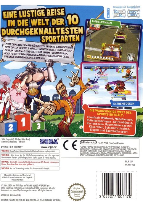 Le Sport En Folie - Dos