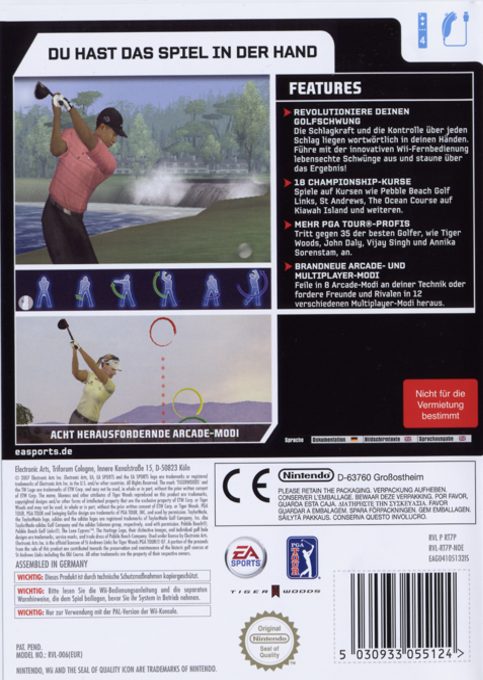 Tiger Woods Pga Tour 07 - Dos
