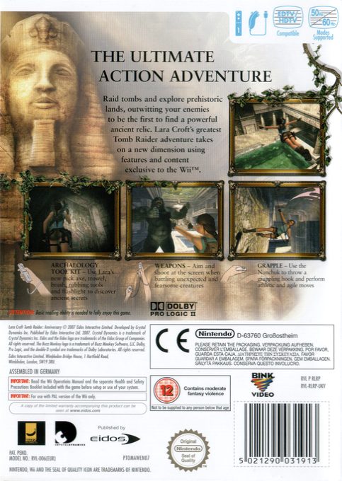 Tomb Raider : Anniversary - Dos