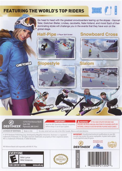 Triple Crown Championship Snowboarding - Dos