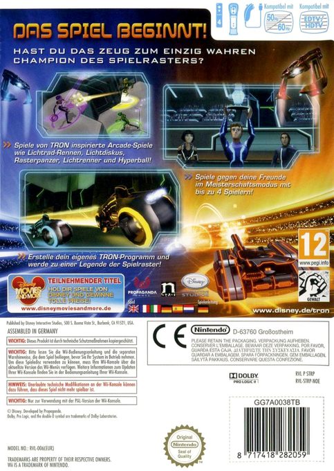 Tron : Evolution - Battle Grids dos