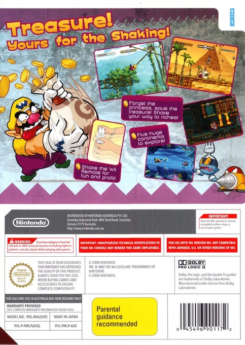 Wario Land : Shake It! - Dos